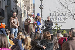L’Ambaixador Reial arriba a la plaça del Gas de Sabadell 